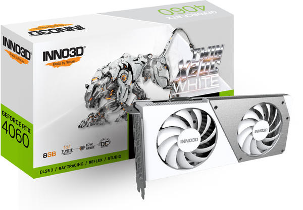 Inno3D GeForce RTX 4060 Twin X2 OC White