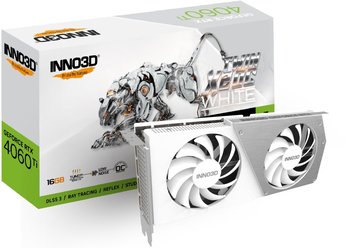 Inno3D GeForce RTX 4060 Ti 16GB TWIN X2 OC White