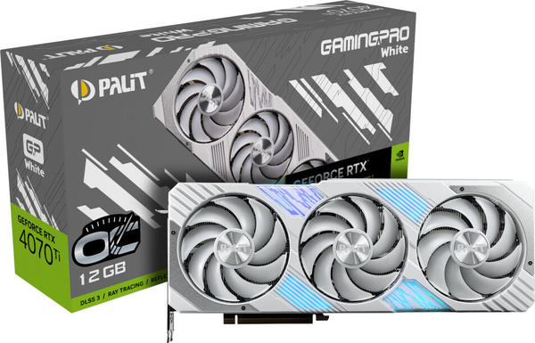 Palit GeForce RTX 4070 Ti GamingPro OC White 12GB