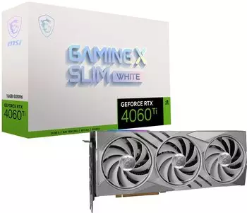 MSI GeForce RTX 4060 Ti GAMING X SLIM WHITE 16G