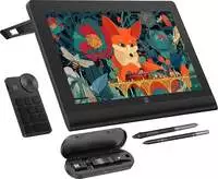 XPPen Artist Ultra 16 Grafiktablett mit Display - 15,6 Zoll OLED 4K, 100,000: 1
