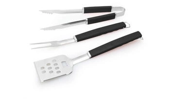 Trend Line Grillbesteck Set Edelstahl,Kunststoffgriffe