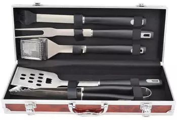 Mastergrill Grillbesteck-Set 5-teilig im Koffer (MG114)