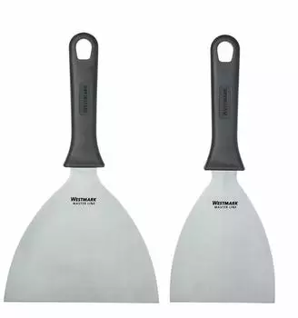 Westmark Master Line Pfannenwender/Grillspachtel-Set 2tlg., Edelstahl/Kunststoff (133122E6)