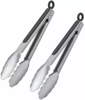 Westmark Classic Special Midi Grillzange Edelstahl/Kunststoff 27,5cm, 2er-Set (162422E3)
