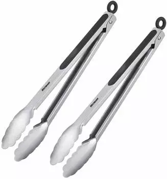 Westmark Classic Spezial Maxi Grillzange 35cm Edelstahl, 2er-Set (162522E3)