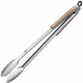 Westmark Classic Wood Maxi Grillzange, Edelstahl, 44cm (16292270)