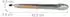 Relaxdays Grillzange Edelstahl, Holzgriff, 38cm (10039732)