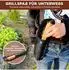 bremermann Teleskop-Grillgabel 2er Set, Edelstahl & Bambus, inkl. Tasche (14142)