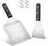 LuxusKollektion Grillspachtel-Set Edelstahl für Plancha & Smash Burger