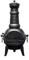 Buschbeck Grillkamin "Leaf 107" BxTxH: 43x43x107 cm