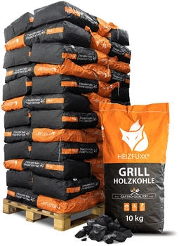 Heizfuxx Grillholzkohle Gastro-Qualität 36 x 10 Kg