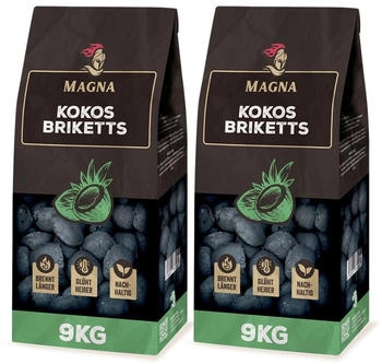 Magna Premium Kokosbriketts 18 kg (2 Säcke x 9 kg)