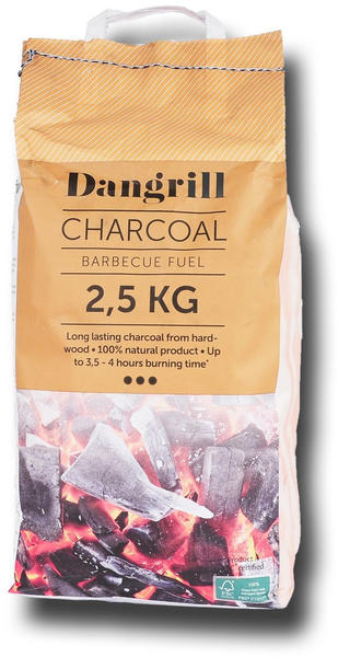 Dangrill Grillkohle Hartholz 2,5 kg
