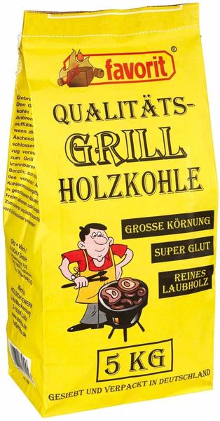 Favorit Profi Holzkohle Harteholz 5 kg