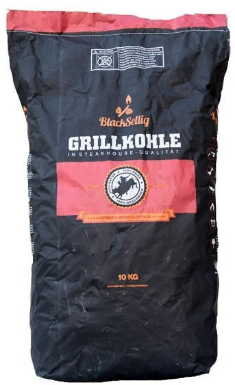 BlackSellig Steakhouse-Grillkohle 10 kg