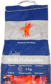 Flammenco Qualit&auml;ts Grillholzkohle 3 kg