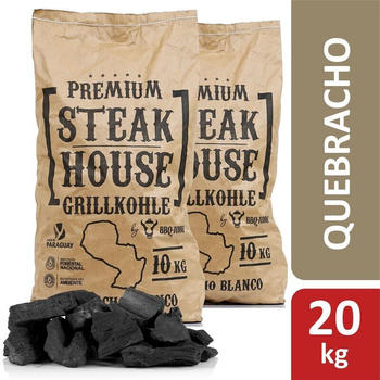 BBQ-Toro Premium Steak House Grillkohle 2 x 10 kg (975124)