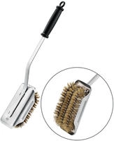 R&Ouml;SLE Grillb&uuml;rste "Grillrost-Reinigungsb&uuml;rste SlideX Brass" aus Edelstahl Messing