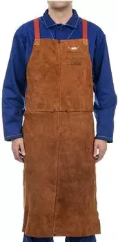 Weldas Lava Brown Schweißerschürze Spaltleder 107x60cm (44-7142)