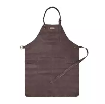 DRAKENSBERG Bob Grillschürze Herren Büffelleder Dunkelbraun (DR00343)