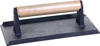 Paella World Gusseisen-Grillpfanne mit Holzgriff 21 x 11 x 7 cm 1,1 kg