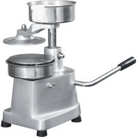 vidaXL Hamburgerpresse mit 500 Trennpapieren Aluminium 13 cm