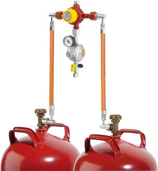 GOK 2-Flaschenanlage mit automatischer Umschalteinrichtung 50 mbar 1,5kg/h (0506800)