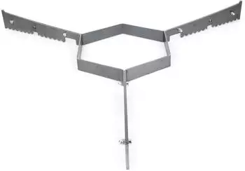 Grillrost.com Das Original Auflageleisten für 100cm Feuerplatten