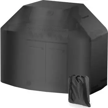 toboli BBQ Grill Abdeckung 152x71x112cm schwarz