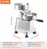 VEVOR Gewerbliche Burgerpresse, Edelstahl, 3 Wechselformen (10/13/15 cm) (JKH100130150)