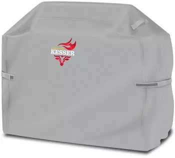 Kesser Premium BBQ Abdeckung 147x61x122cm grau (NEW-18833)