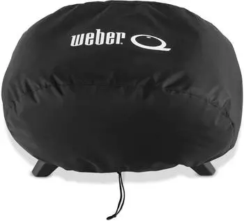 Weber Premium Abdeckhaube f&uuml;r Q1000N/Q1200N, wetterfest, robust, sch&uuml;tzt Grill vor Witterungseinfl&uuml;ssen.