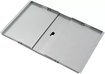 Taino Universal Fettwanne mit Auffangwanne Stahl silber