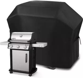 LuxusKollektion Gasgrill Abdeckung 132x66x109cm, 420D Oxford, UV-best&auml;ndig, wasserdicht