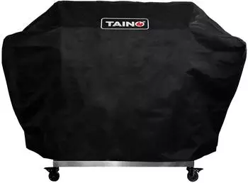 Taino Grillabdeckhaube Schwarz Textil 165x105x55 cm