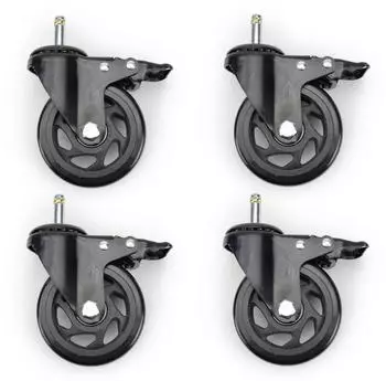 Grillrost.com Das Original Premium Ersatz-Rollen Set für Gasgrills 100mm