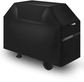 VEVOR Grillabdeckung 1700mm wasserdicht 600D-Polyester schwarz (DD-65x25x44.5)
