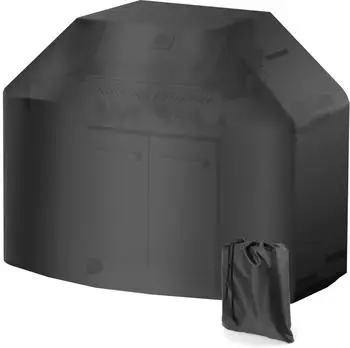 Wiltec BBQ Grill Abdeckung 132x66x109cm schwarz