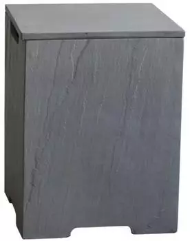 GardenForma Elementi Abdeckung Grau Stein 49x62x49 cm