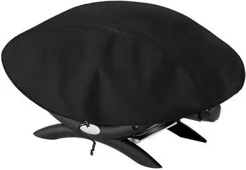 LuxusKollektion Grillabdeckung Q100/Q1000 600D Oxford wasserdicht, schwarz
