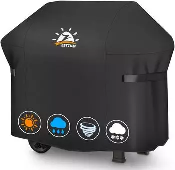 LuxusKollektion Zettum Grillabdeckung 132cm f&uuml;r Weber Spirit 300, wasserdicht & UV-best&auml;ndig