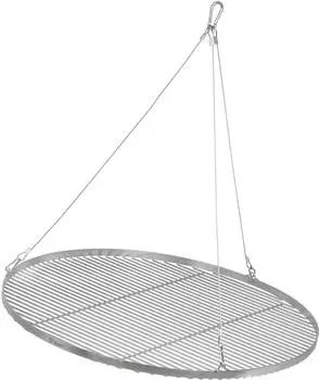 BBQ-Toro Grillrost Rund Edelstahl &Oslash;80cm mit Seilaufh&auml;ngung f&uuml;r Schwenkgrill