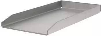 BBQ-Toro Grillplatte Plancha Edelstahl rechteckig 26x44,5cm (GPplus4)