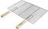 ECD Germany BBQ Grillrost Edelstahl 54x34cm mit Holzgriffen