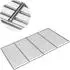 ECD Germany BBQ Grillrost Edelstahl 54x34cm mit Holzgriffen