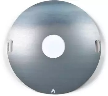 Grillrost.com Das Original Feuerplatte 80 cm - 5mm Feinkornstahl