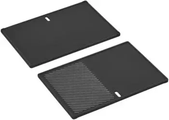 Enders Guss-Wendeplatte 1/2 f&uuml;r Uniq 4, emailliertes Gusseisen, 44,5x31cm