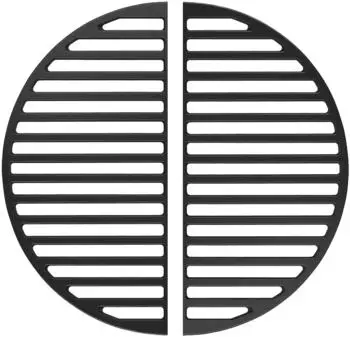 Wiltec Grillrost Gusseisen 2er-Set 46,7x22,8x0,9cm (65538)