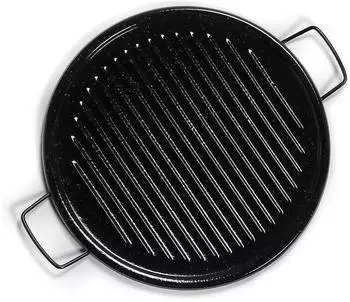LA VALENCIANA Emaillierter Grill mit Griffen &Oslash;46cm (75467)